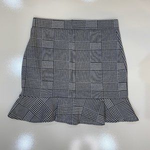 Glen Plaid Peplum Skirt from Forever 21